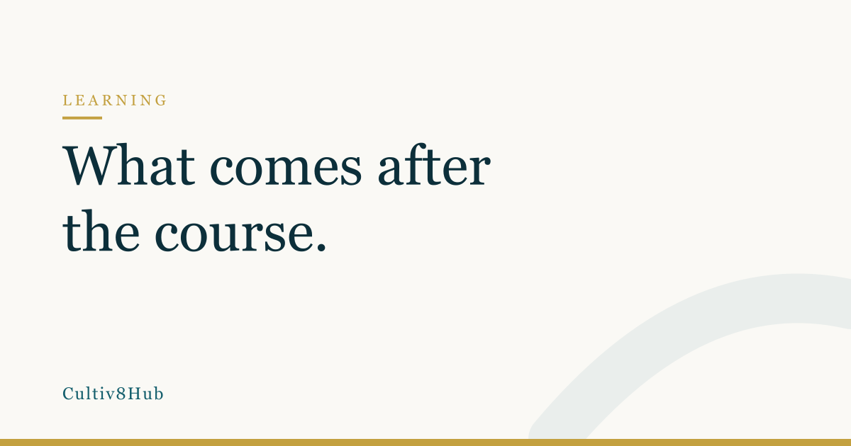 The future of training and development: what comes after the course