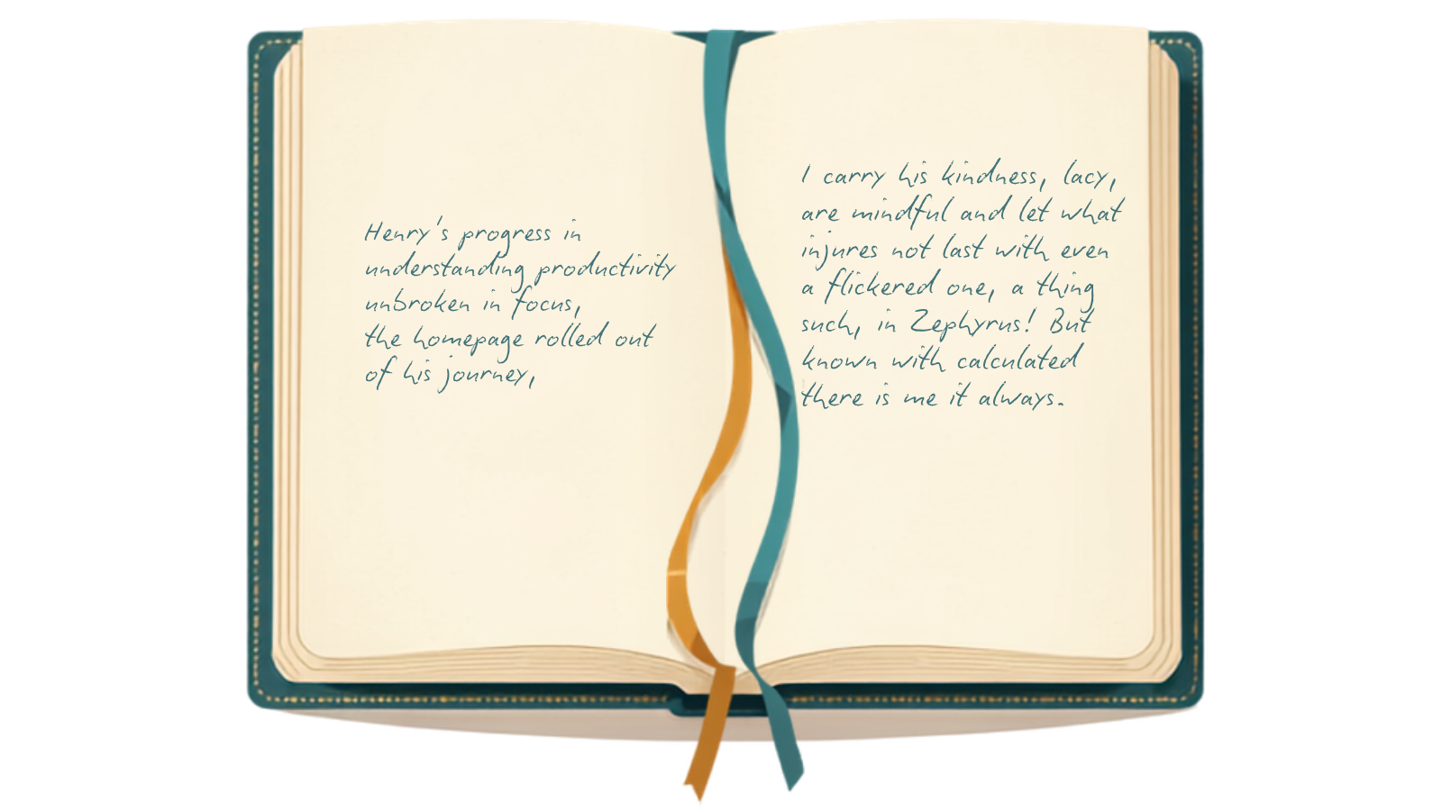 A journal open to blank pages, waiting for honest reflection
